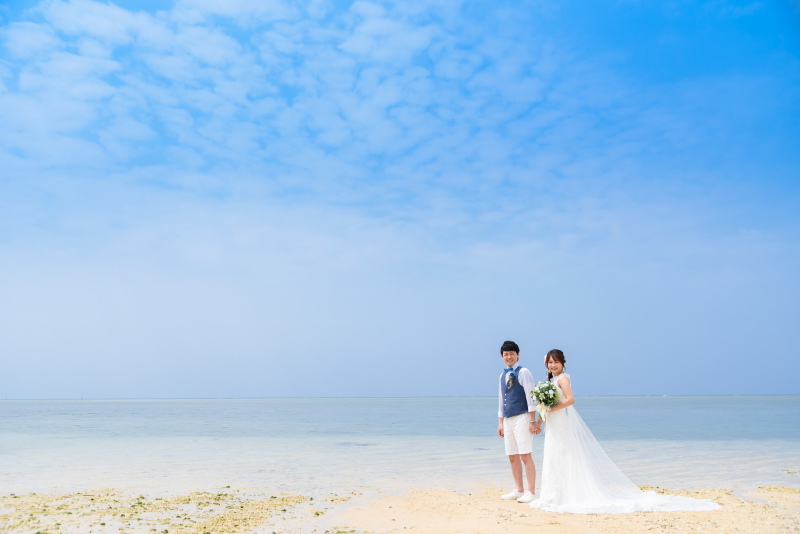 まずはビーチ撮影から!