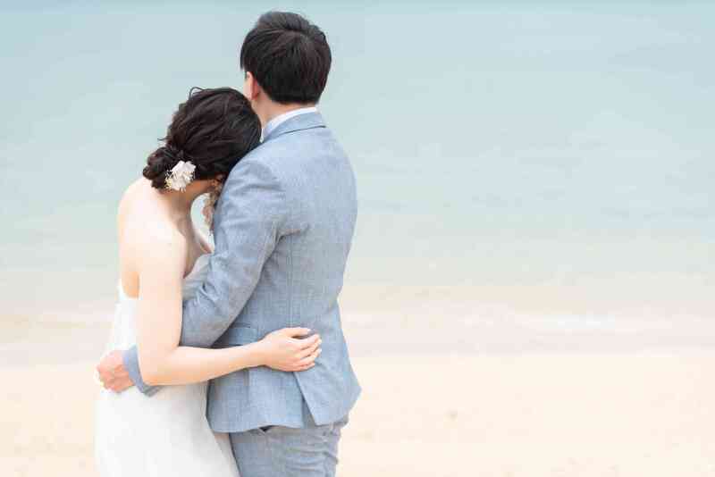 寄り添うおふたり・・