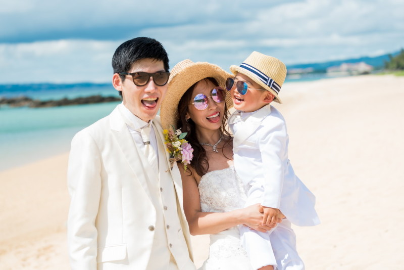 家族でフォトウェディング