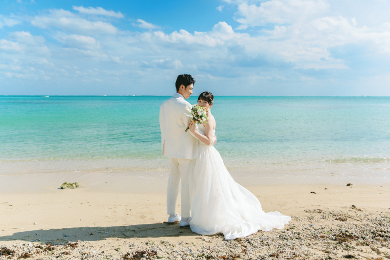 ビーチで撮影スタート！