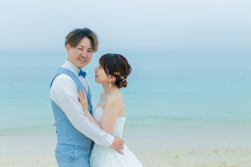 お次はご新郎様のカメラ目線！