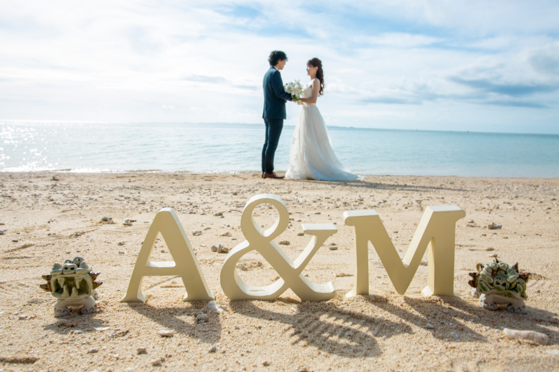 イニシャル&シーサーと