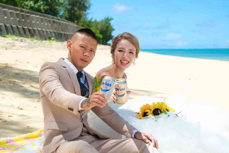 オリオンビールで