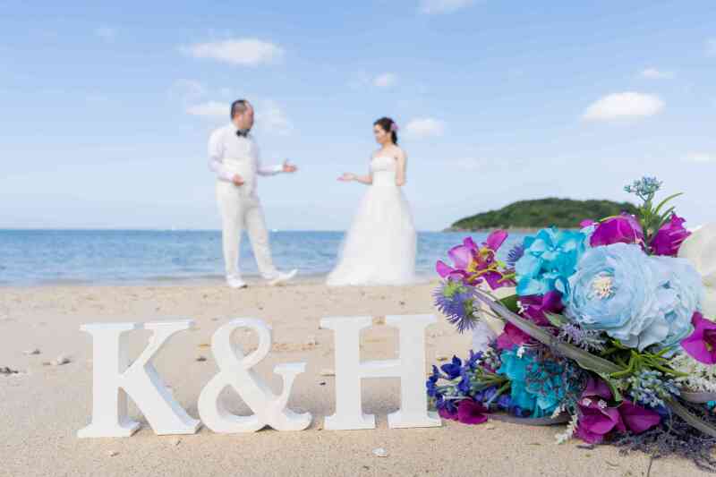 イニシャル&ブーケ