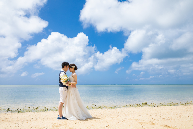 おでこをこつんとくっつけて