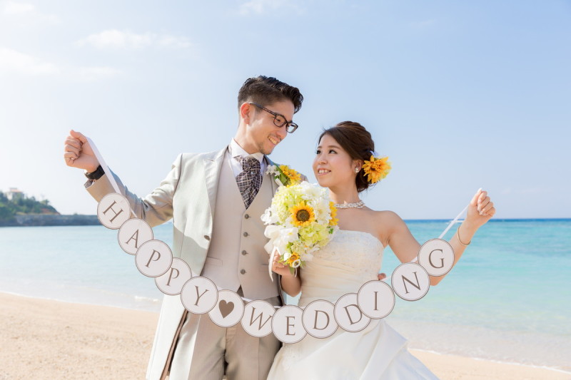 ひまわりをアクセントにほっこり♡