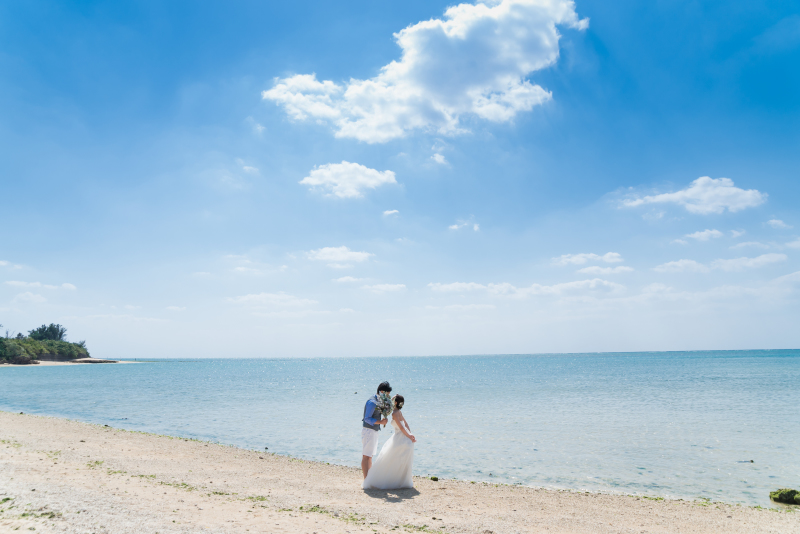 青い空と青い海♫