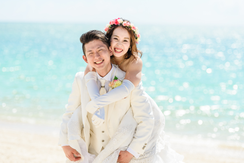 海の色に感動！