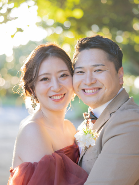 ほっぺたをくっつけておふたりとも素敵な笑顔＾＾