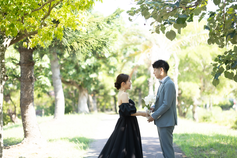 向かい合って誓い合います♡