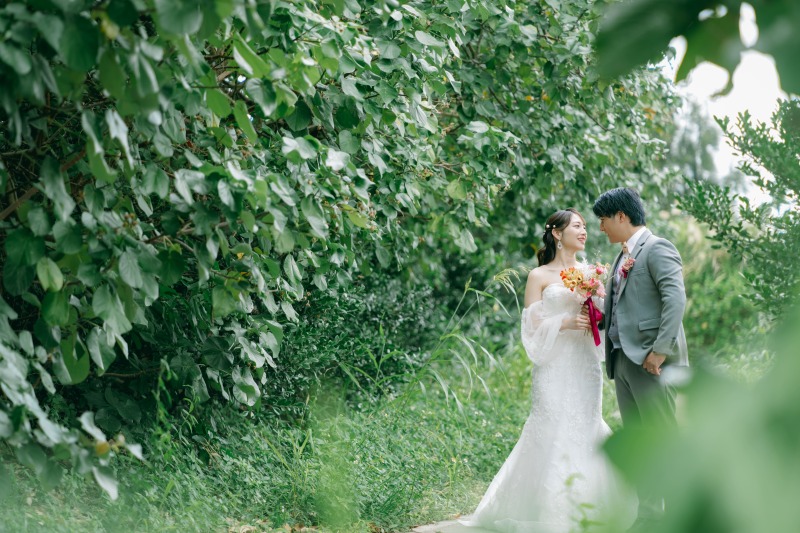 お次はグリーンに癒されて雰囲気を楽しみながら。