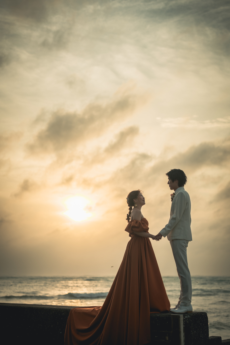 夕方の景色を楽しんで