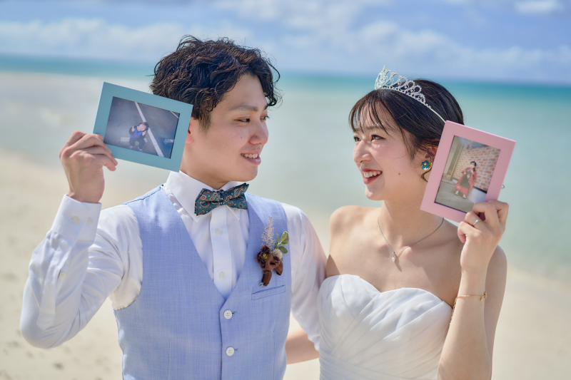 おふたりの幼少期の写真を持ち込んでくれました＾＾