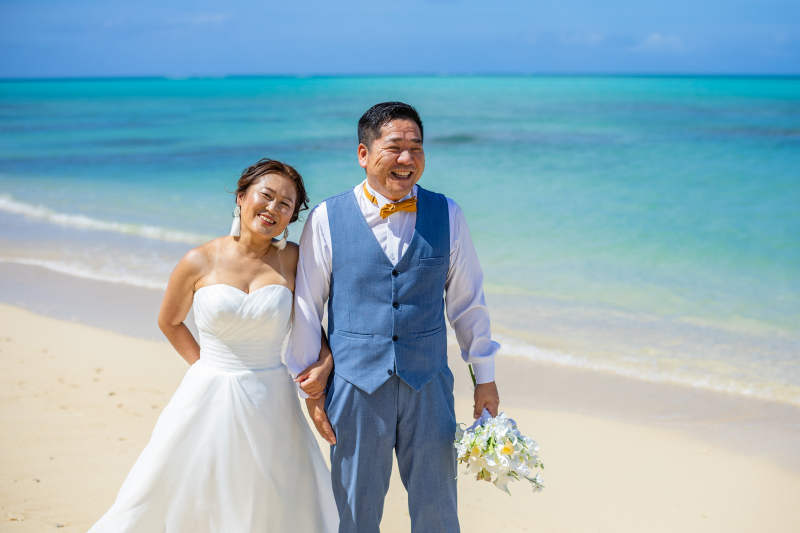 お支度が終わったら早速ビーチ撮影スタートです!