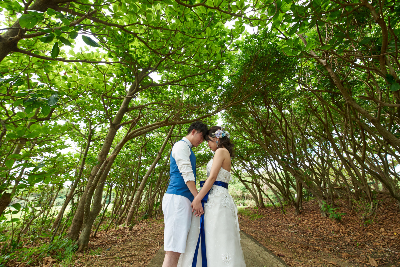 おでこをくっつけて