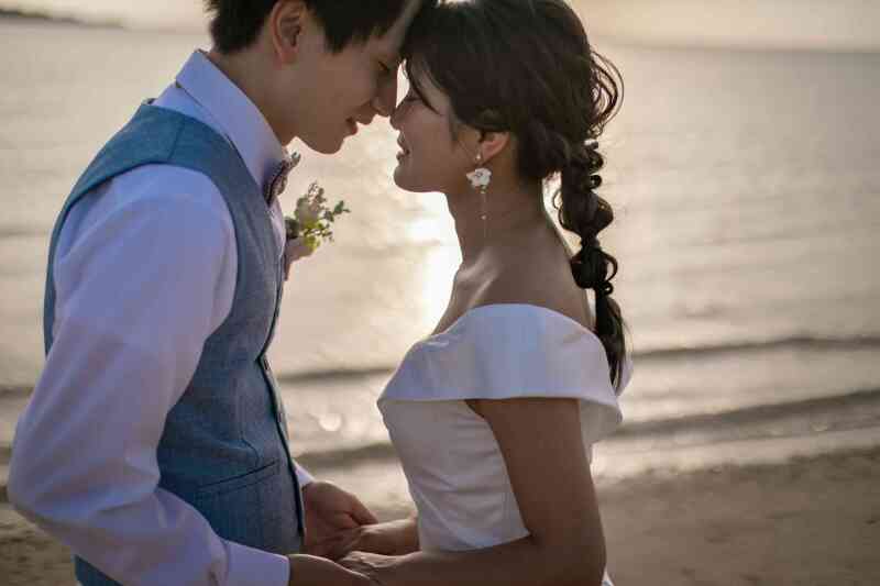 ロマンチックなムードで