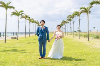 ヤシの木スポットでの撮影も叶うプラン！