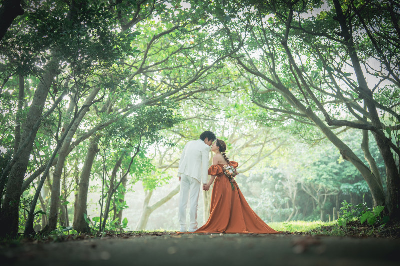 自然に溶け込むおふたり