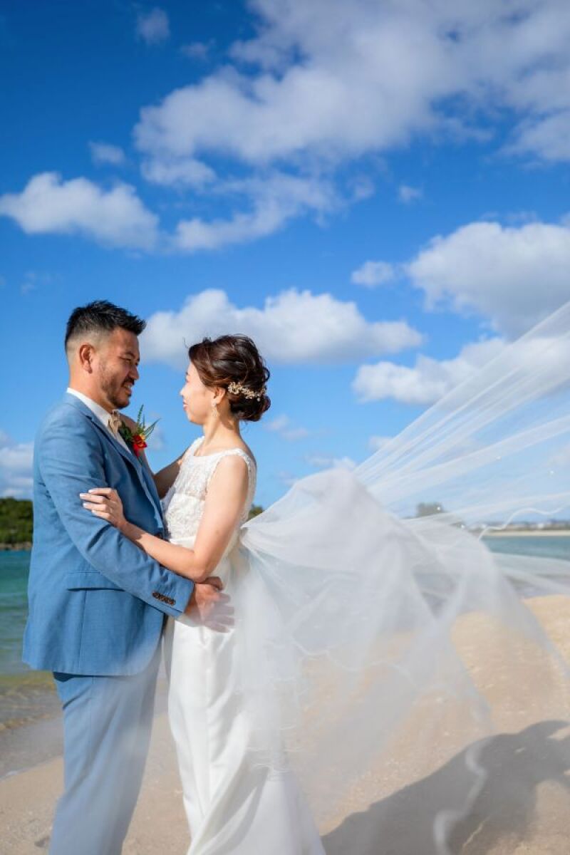 ベールの舞い上がる♪