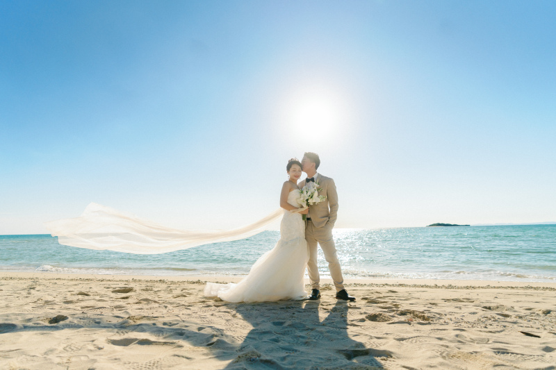 フワッと舞うベール