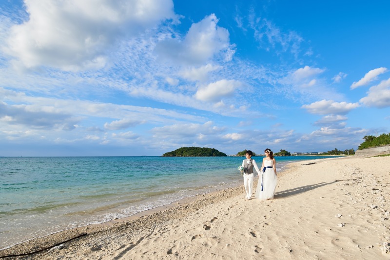 美しい海にうっとり