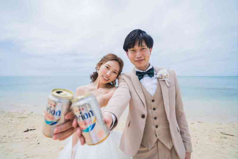 オリオンビールで