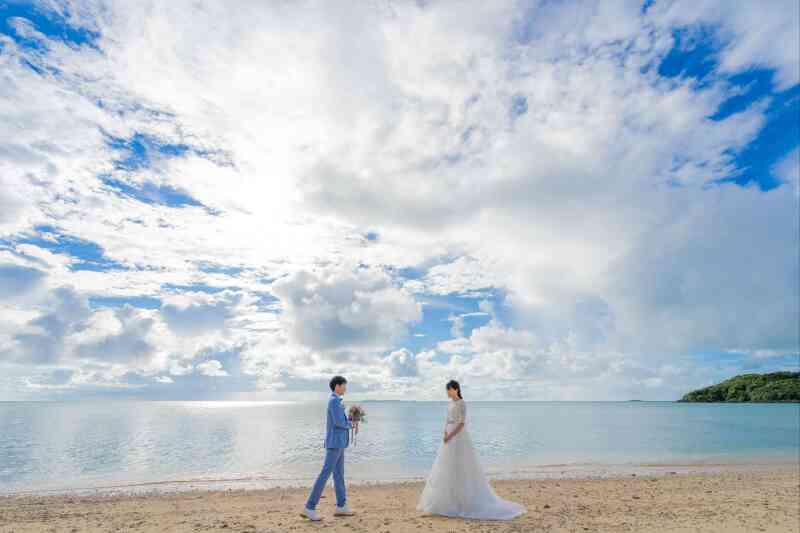 ビーチでのお得な100カット