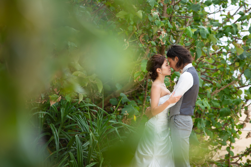 二人寄り添って…