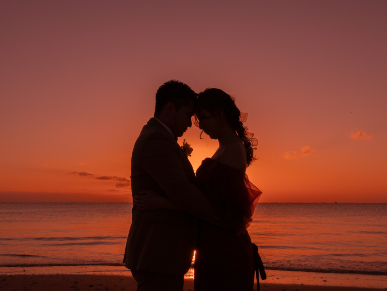 サンセットの撮影には欠かせないシルエット撮影