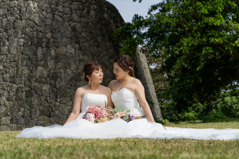 くつろぐおふたり