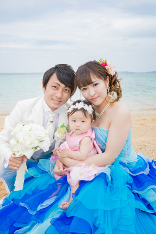 家族３人で撮影♪