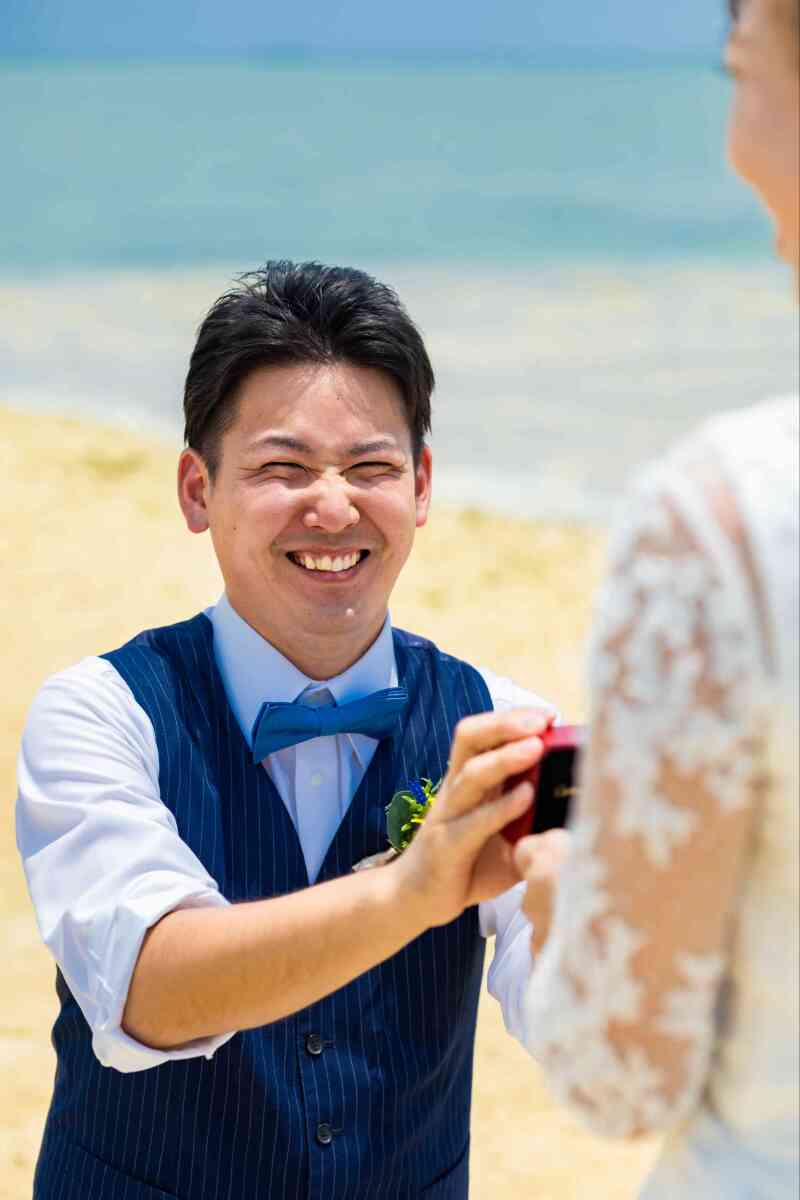 ご新郎様も・・