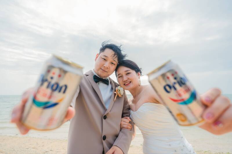 オリオンビールと