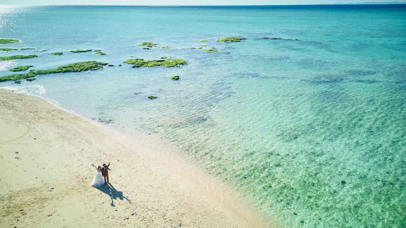 ビーチに到着♪『ドローン撮影』からスタートです！