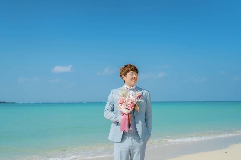 ブルーに囲まれて