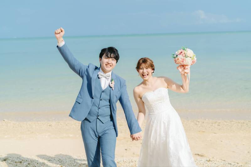 キラキラ笑顔で