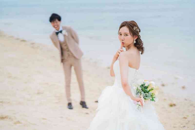 ロマン溢れるビーチ撮影