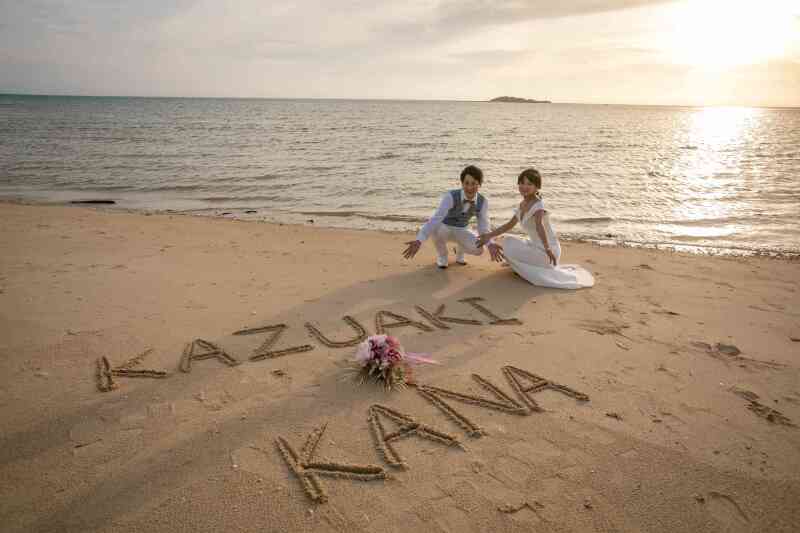 砂浜を活用して