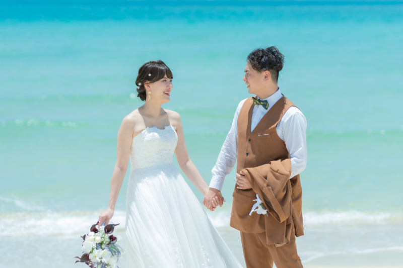 まずはビーチ撮影からスタート！！