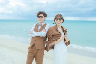 【ビーチグリーン120カットプラン】おふたりらしい雰囲気で！！