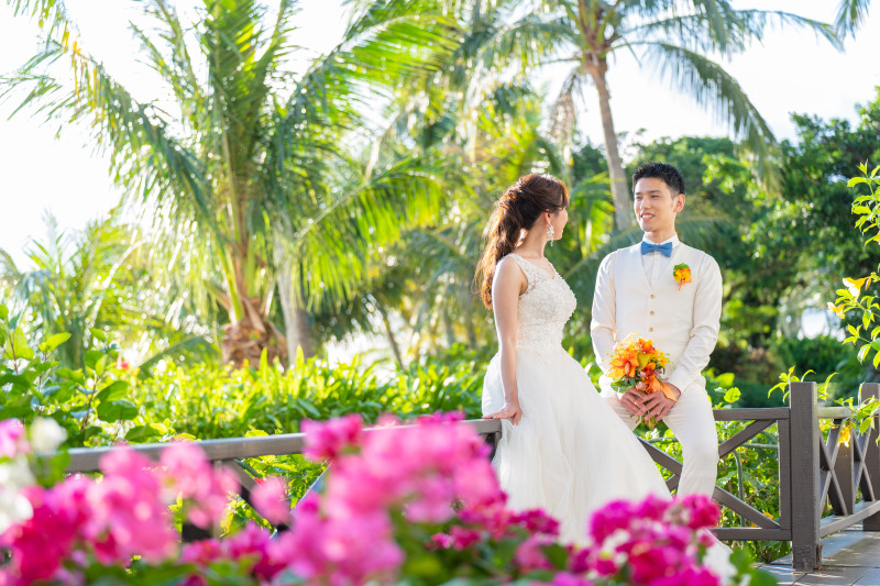 おふたりの自然な雰囲気を