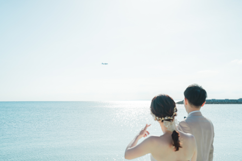 飛行機と一緒にお写真お撮りさせていただきました！