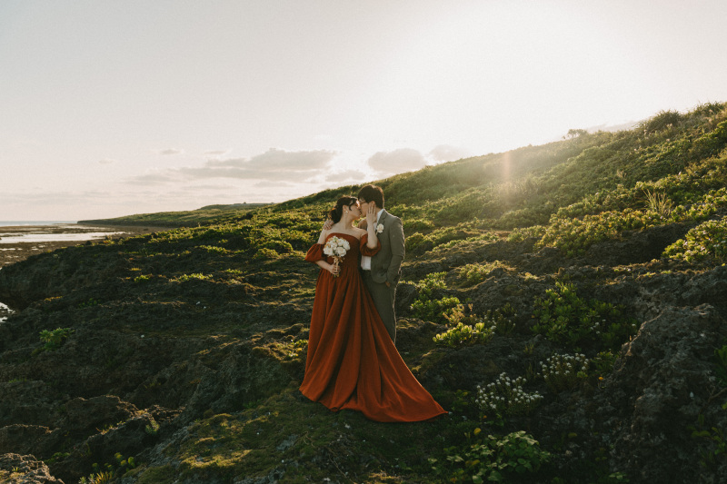 サンセット×崖