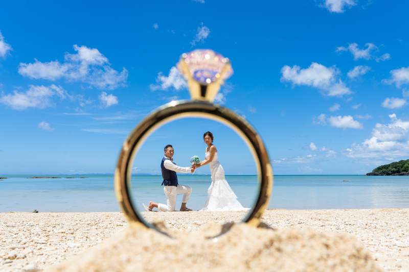 リングの中心で