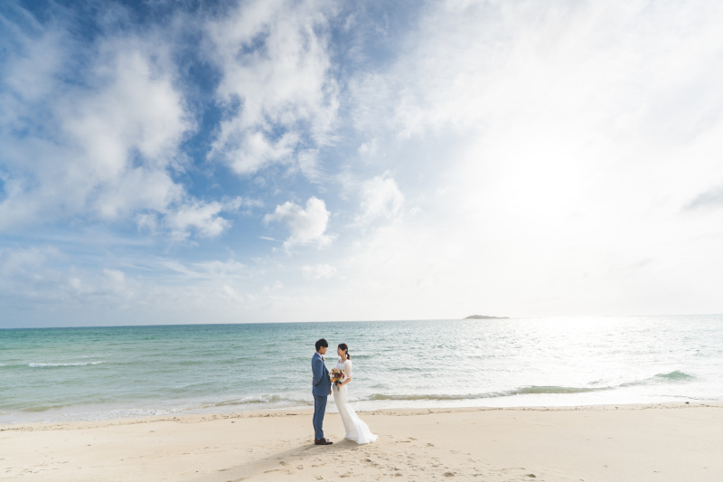 メインの青いビーチ！