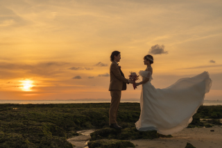 【ビーチ1ロケ＋サンセットオプション】夕日も一緒に・・