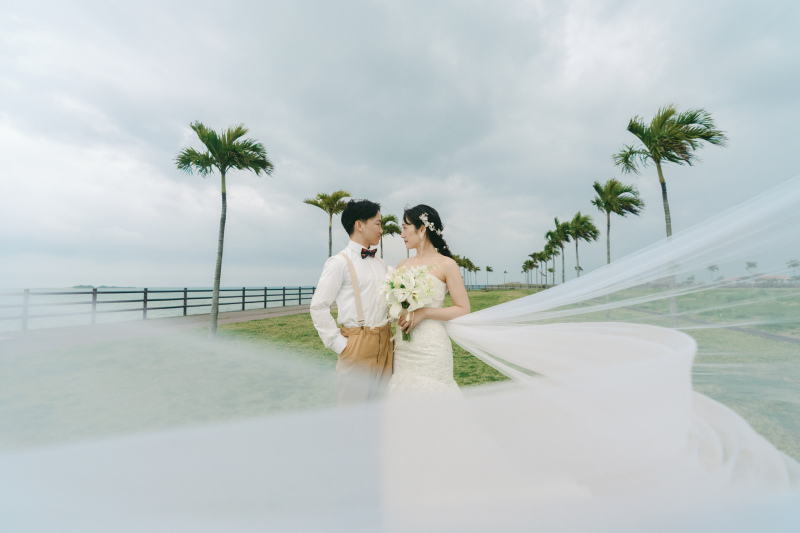 ベールで可愛く