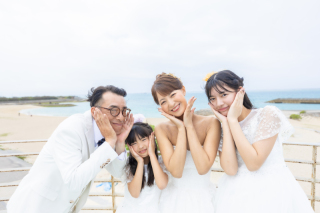 【天然ビーチ＆グリーン撮影コミコミ120カットプラン】＋ファミリーフォトも♪