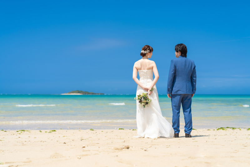 これぞ、青い空！青い海！