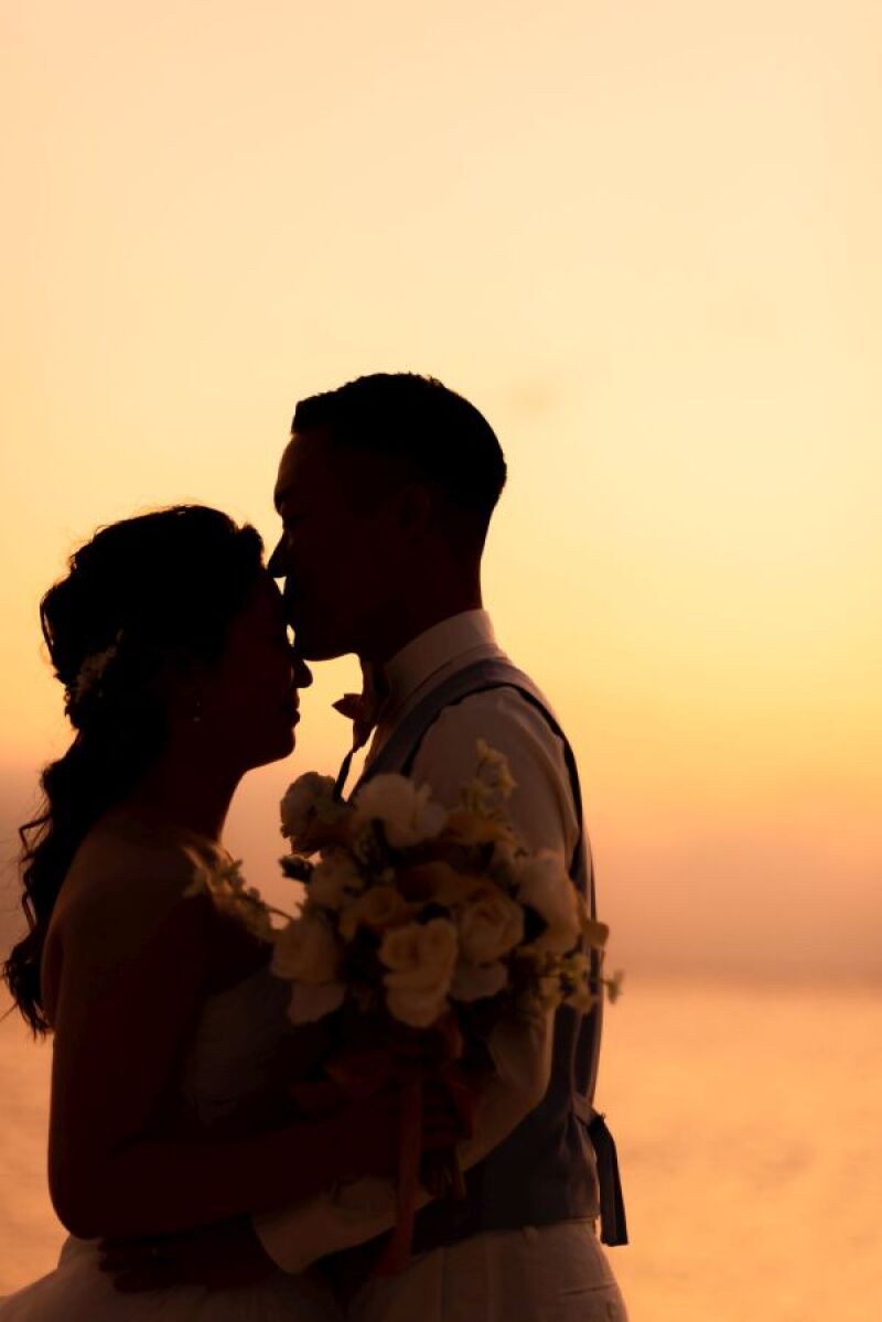 楽しくビーチでサンセット！